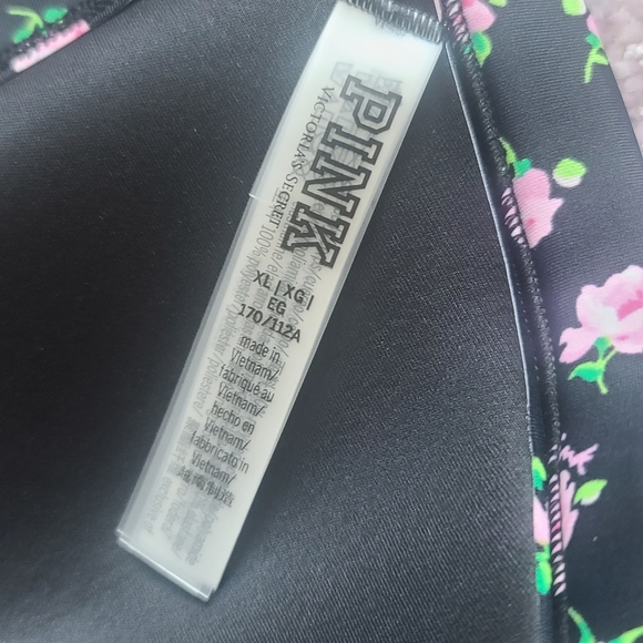 Pink Victorias Secret Push Up Triangle Bikini Top Floral Print - Picture 5 of 6